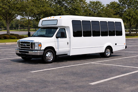 20-passenger minibus available for charter in Redlands, CA