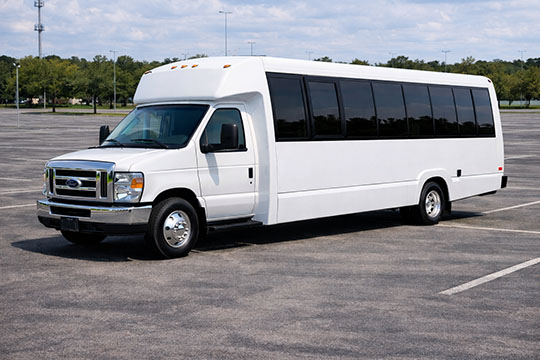 25-passenger minibus available for charter in Redlands, CA